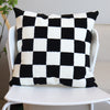 Chessboard Boucle Cushion Cover - Retro Collection