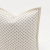 Oat Geometric Jacquard Luxury Cushion Cover for Home Decor