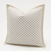 Oat Geometric Jacquard Luxury Cushion Cover for Home Decor