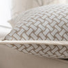 Oat Geometric Jacquard Luxury Cushion Cover for Home Decor