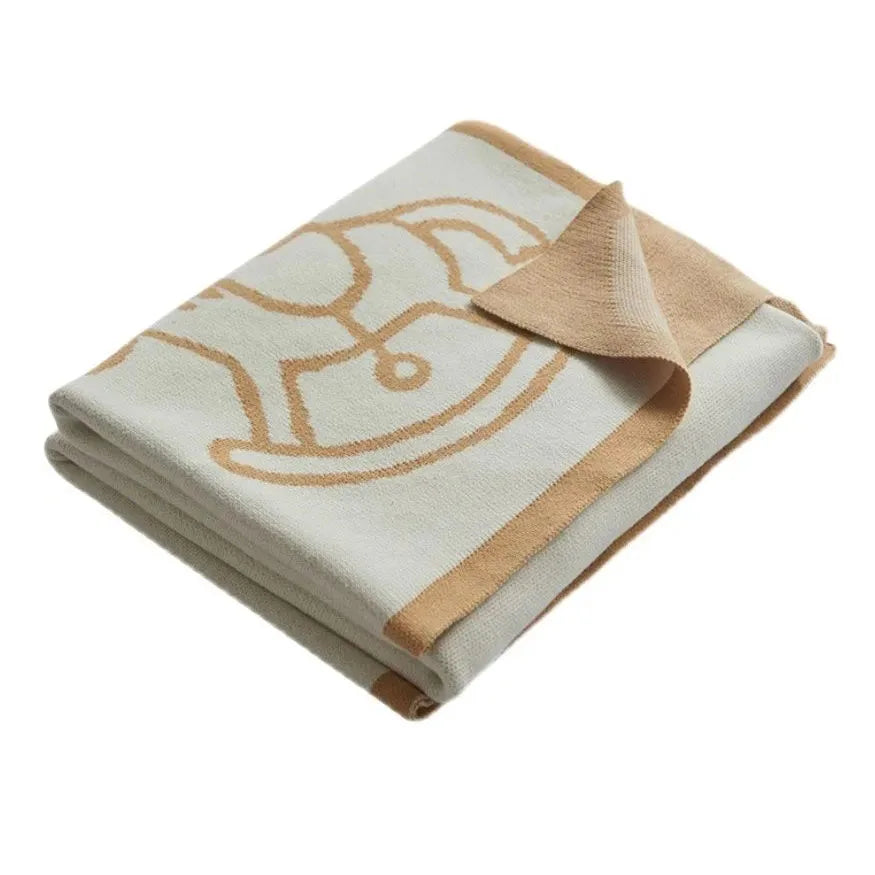 Baby Avalon Rocking Horse Nursery Blanket