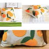 Nordic Fruit Tufted Orange Cushion Cover - Botanical Collection