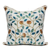 Olive Leaf Embroidered English Garden Cushion Cover - Botanical Collection