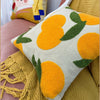 Nordic Fruit Tufted Orange Cushion Cover - Botanical Collection