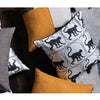 Monkey Print Black & White Cushion Cover - Animal Collection