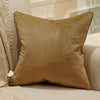 Tan Velvet Gold Fleur De Lys Camel Royal Cushion Cover - Royal Collection