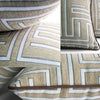 Beige Neutral Country Style Geometric Stripe Pattern Cushion Cover - Geometric Collection