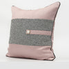 Pink Dogtooth Patchwork Cushion Cover - Geometric Collection