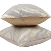 Luxury Metallic Grey Neutral Print Jaquard Piped Cushion Cover- Animal Collection