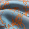 Grey Orange Jacquard Rectangular Lumbar Cushion Cover - Equestrian Collection